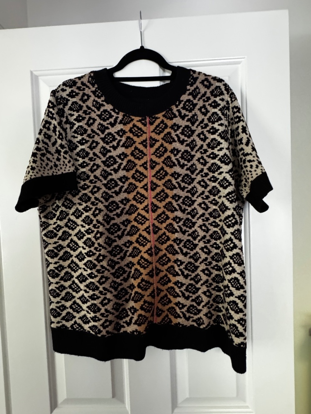 Anthropologie Maeve Women's Short Sleeve Sweater - Size 1X - Like New Condition